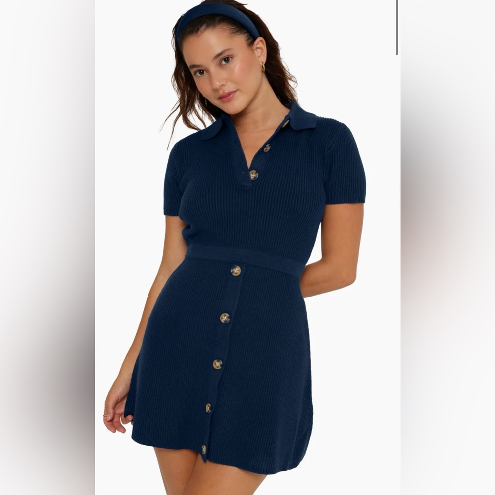 Set Active Polo Knit Dress in large NWOT